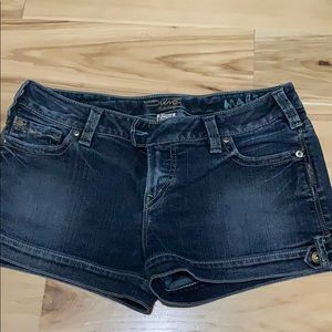 Marti Silver Jeans Shorts